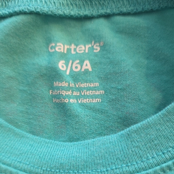 Carter's Wave Rider Shark Tee - Green - Picture 2 of 5